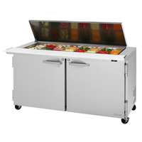 Turbo Air PST-60-24-N-FL 60.25" Mega Top Sandwich Prep Table