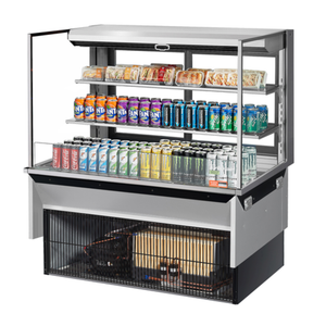 Turbo Air TOM-48L-UFD-S-3SI-N 48" Drop-In Open Display Case