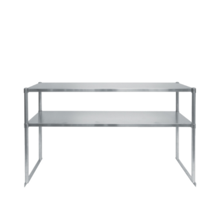 Atosa SOD1493B 92.9 x 14 Stainless Steel Double Overshelf