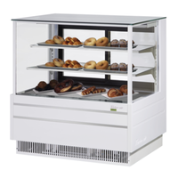Vitrine de boulangerie non réfrigérée Turbo Air TCGB-48UF-DR-W(B) de 123 cm de large