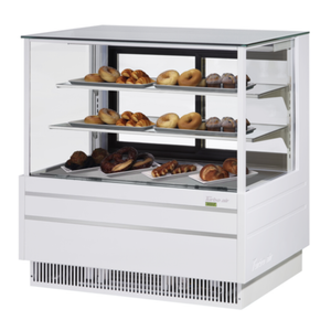 Vitrine de boulangerie non réfrigérée Turbo Air TCGB-48UF-DR-W(B) de 123 cm de large