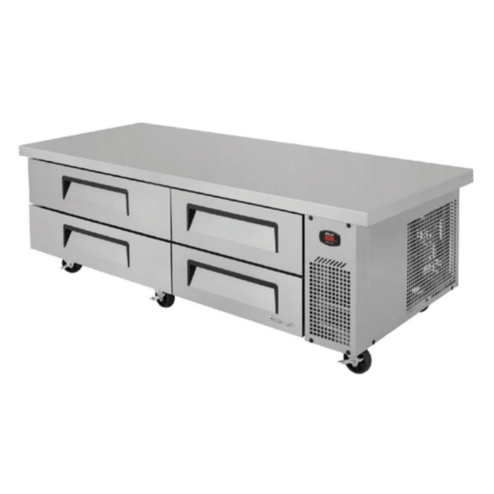 Turbo Air TCBE-72SDR-E-N 78"W Super Deluxe Chef Base Refrigerator