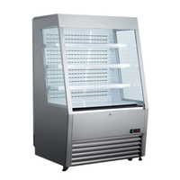 Black Diamond BDVACM-320/SS 36.2"W Open Refrigerated Display Merchandiser