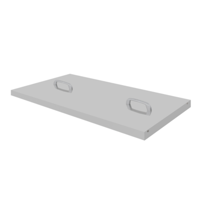 Turbo Air RCT-48-18/72-30-L Left Removable Cover for 72" Mega Top Units