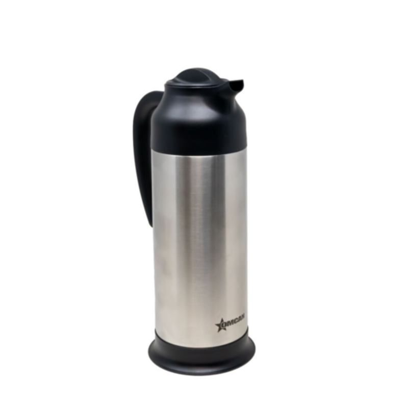 Omcan 47444 2.6 Gallon Stainless Steel Insulated Beverage Server Dispenser stainless steel insulated beverage dispenser with handle