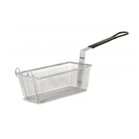 Omcan 80553 Fryer Basket, 11" x 5-5/8" Nickel-Plated Iron