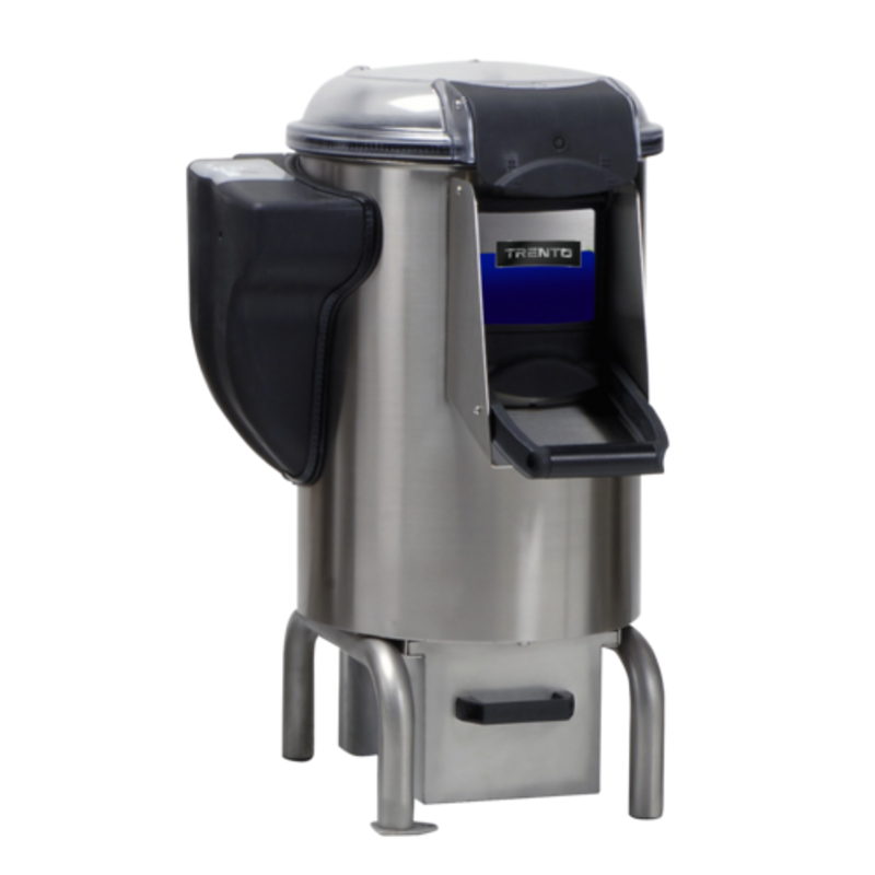 Tag alternatif : TRENTO 44184 Éplucheur commercial de pommes de terre, capacité de 22 lb. Éplucheur commercial en acier inoxydable pour restaurants
