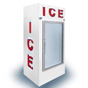 Leer L030UCGP 36-Inch 30 Cu. Ft. Indoor Ice Merchandiser Cold Wall