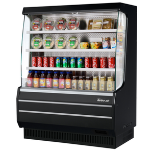 Turbo Air TOM-50MW(B)-N 50-7/8"W Open Display Merchandiser 12.3 Cu.Ft.