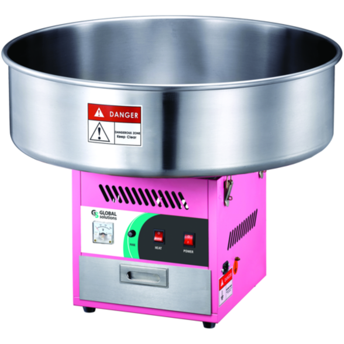 Global Solutions GS1731 Cotton Candy Machine 28" Bowl 120 Cones/Hour