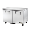 True TUC-48F-HC 48-Inch Undercounter Freezer With Two Doors For Commercial Kitchen Use