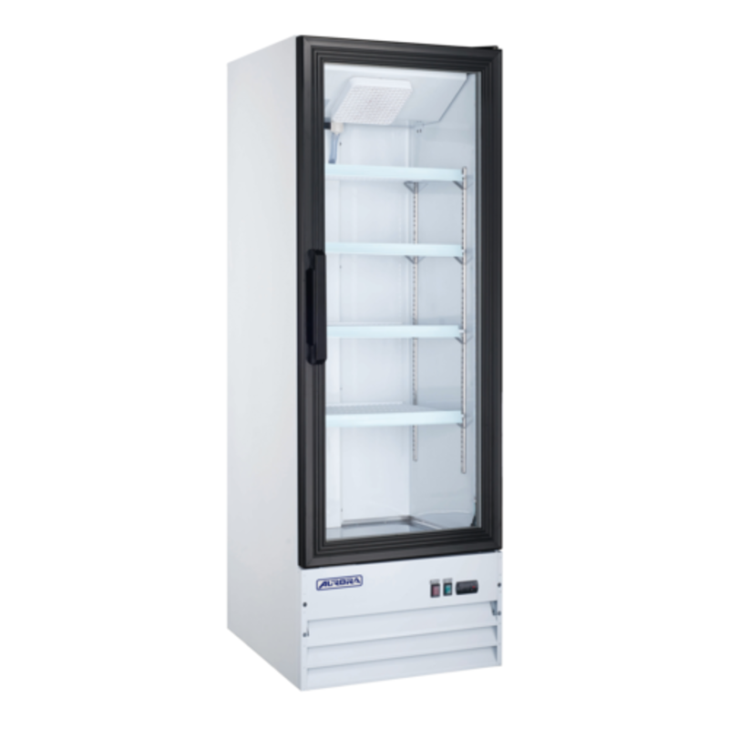 22-Inch Wide Glass Door Merchandiser Refrigerator, Ideal For Retail And Foodservice Settings, Glass Door Merchandiser Refrigerator