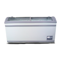 Omcan 31457 Ice Cream Novelty Merchandiser 17.7 cu. ft. Freezer