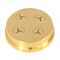 Omcan 13391 Fusilli Pasta Machine Die Attachment 10mm 3-Wings bronze/brass fusilli die plate with 3-wing openings