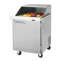 Table de préparation à sandwich Turbo Air PST-28-12-N-SL 27,5" Mega Top