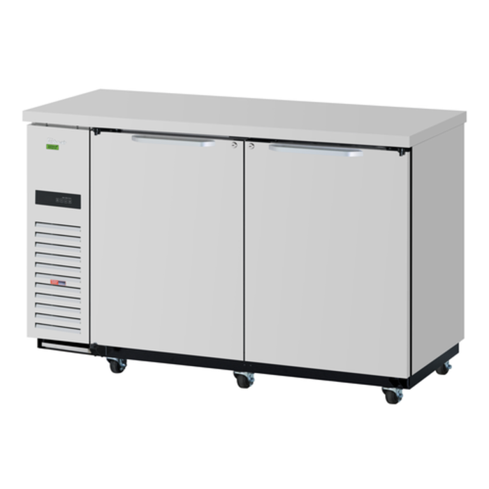 Réfrigérateur de bar arrière de luxe Turbo Air TBB-24-60SSD-N6 61 po