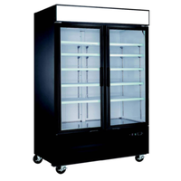 EFI Sales C2-53GDVCX 53.2" 2-Door Refrigerated Glass Merchandiser