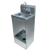 EFI Sales SIMC-1517 Hand And Mop Sink Combo With Stainless Steel Design And Dual Faucet For Efficient Washing