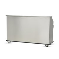 FWE SCB-5 59-1/2"W Weather-All Stainless Steel Portable Mobile Bar