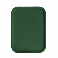 Omcan 80095 Fast Food Tray, 12" x 16" Green Polypropylene
