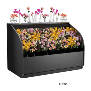 Structural Concepts FLP72 74-1/4"W Allure Self-Service Refrigerated Merchandiser