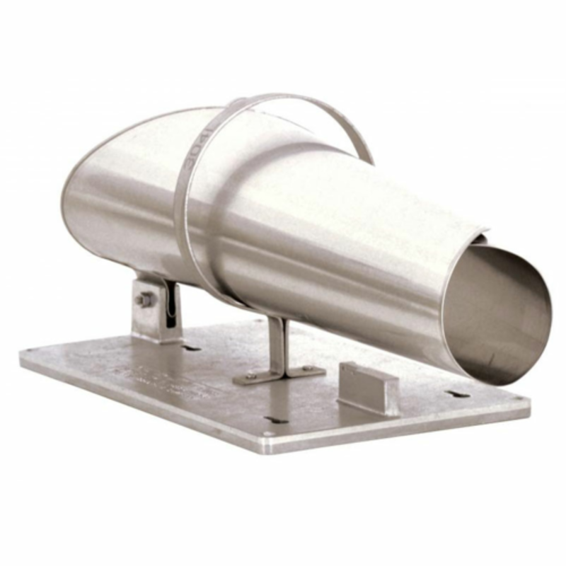 Omcan 10472 Small Stainless Steel Commercial Meat Stuffing Horn stainless steel stuffing horn attachment for commercial meat processing