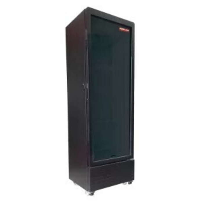 New Air NGR-23-71H 23"W One-Section Glass Door Refrigerator Merchandiser Black