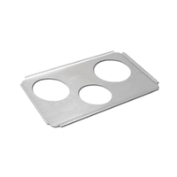 Plaque d'adaptation en acier inoxydable Adcraft SAP-566 avec trous multiples
