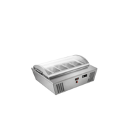 EFI FGCM-5P 38.5" Countertop Gelato Ice Cream Freezer Merchandiser