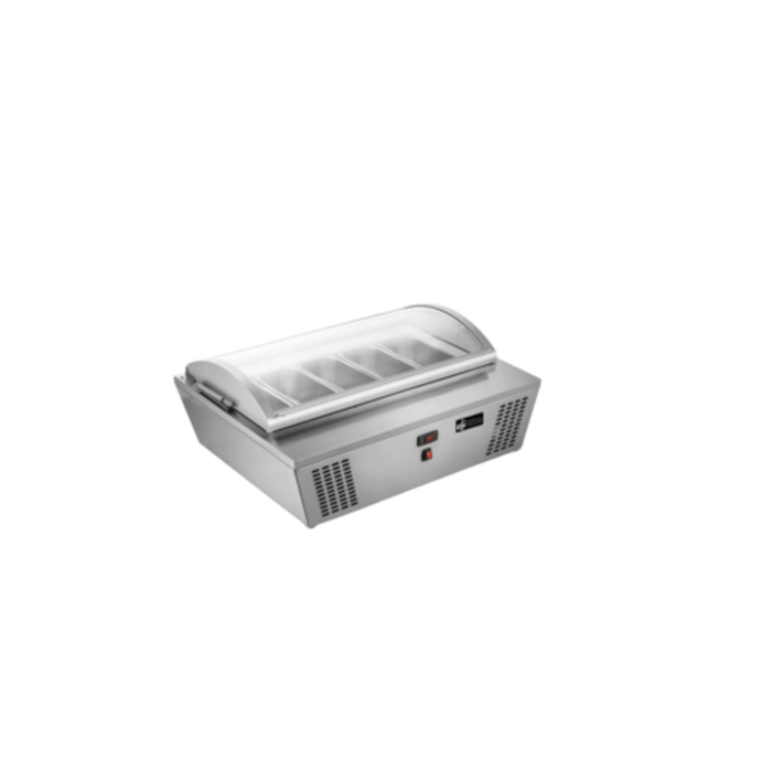 EFI FGCM-5P 38.5" Countertop Gelato Ice Cream Freezer Merchandiser