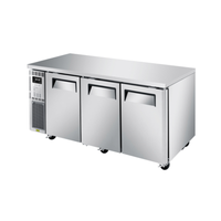 Turbo Air JURF-72-N 70-7/8"W Side Mount Dual Temp Undercounter Refrigerator/Freezer
