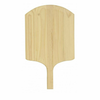 Alt Tag: OMCAN 80603 Wooden Pizza Peel with 14-Inch x 16-Inch Blade, sturdy wooden pizza peel blade for oven baking and serving