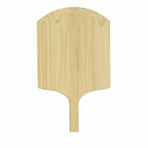 Alt Tag: OMCAN 80603 Wooden Pizza Peel with 14-Inch x 16-Inch Blade, sturdy wooden pizza peel blade for oven baking and serving