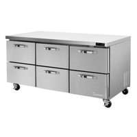 Bluenix BLUR72-D6-HC 72.4" Undercounter Refrigerator 20.2 Cu. Ft.