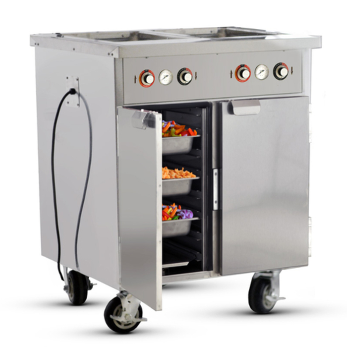 FWE HLC-2W6-7H-14-DRN 35"W Electric Hot Food Serving Counter