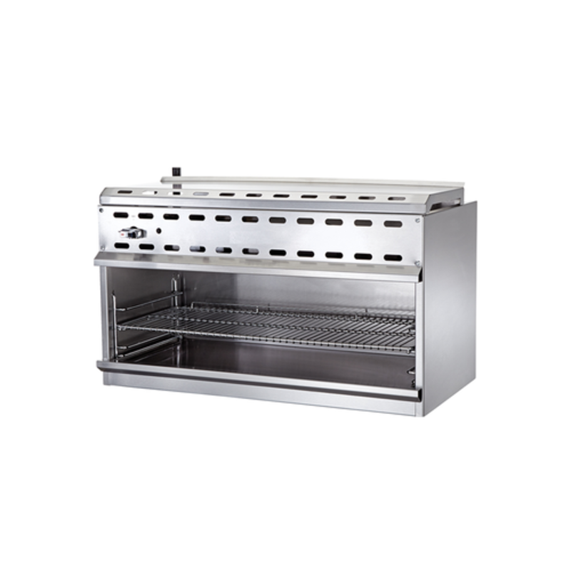 OMCAN 46031 36-Inch Natural Gas Infrared Cheese Melter For Commercial Kitchen Use