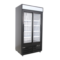 Celcold CR36SGDM 40"W 36 cu.ft. Sliding Glass Door Refrigerator