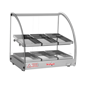 Skyfood FWD2-18G 18-1/2"W Heated Countertop Food Warmer Display Case
