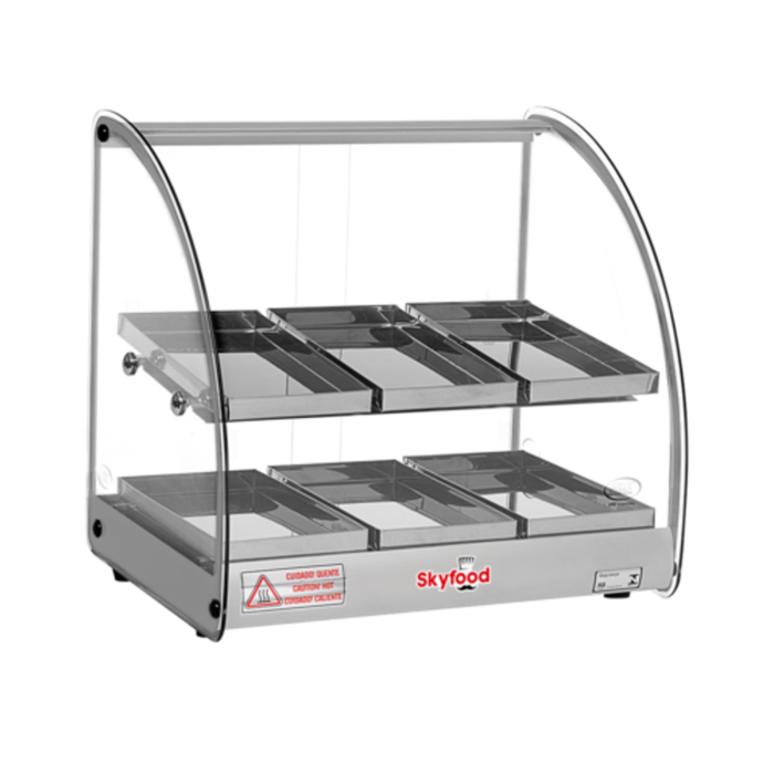 Skyfood FWD2-18G 18-1/2"W Heated Countertop Food Warmer Display Case