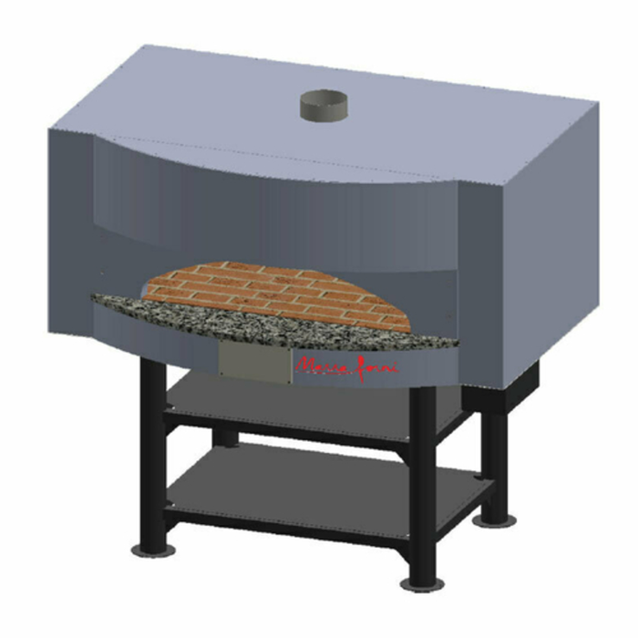 Marra Forni MS68-32W 68" x 32" Square Wood Fired Oven