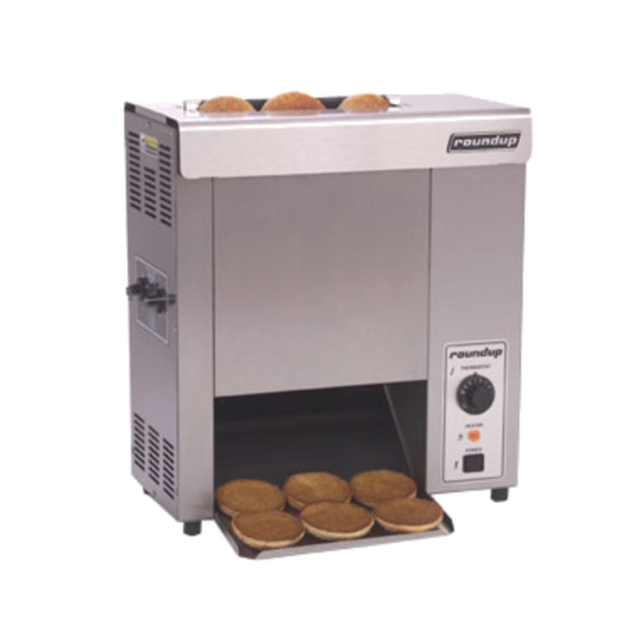 High-Volume Vertical Contact Toaster from Antunes with Multiple Buns Toasting for Commercial Use.