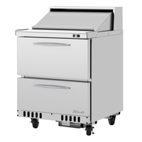 Turbo Air PST-28-D2-FB-N Table de préparation de sandwichs Série PRO 27-1/2 po