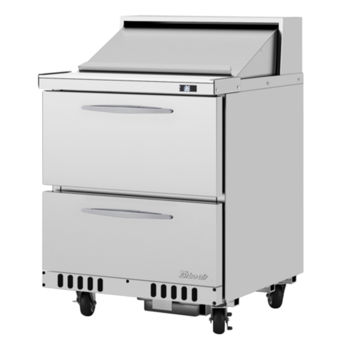 Turbo Air PST-28-D2-FB-N Table de préparation de sandwichs Série PRO 27-1/2 po