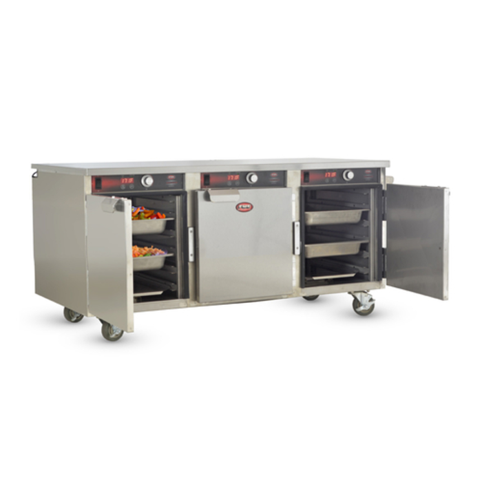 FWE HLC-5H-15 52" Mobile Undercounter Heated Holding Cabinet 15 Pans