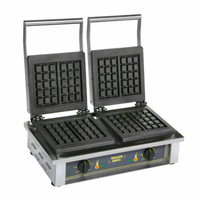 Equipex GED10 Double Brussels Waffle Baker 4 Waffle Capacity