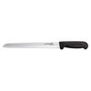 Alt Tag: Omcan 12603 8-Inch Narrow Blade R-Wave Slicing Knife with serrated R-wave edge and black handle, commercial kitchen slicer