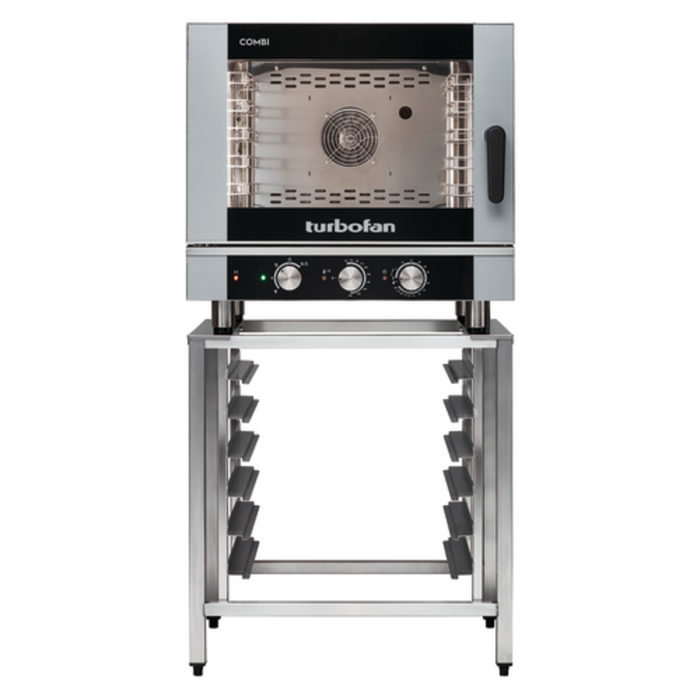 Turbofan EC40M5 Electric Direct Steam Combi Oven 5 Pan Capacity