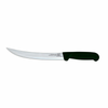OMCAN 12307 8-Inch Breaking Knife with Polypropylene Handle for Meat, curved stainless steel blade for butchery and trimming
