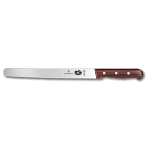 Slicer Knife 5.4200.25 10" Straight Edge Wood Handle Slicer