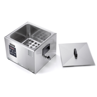 Atmovac SOFTCOOKERSR23 5 Gallon Countertop Sous Vide Cooker With Lid And Control Panel